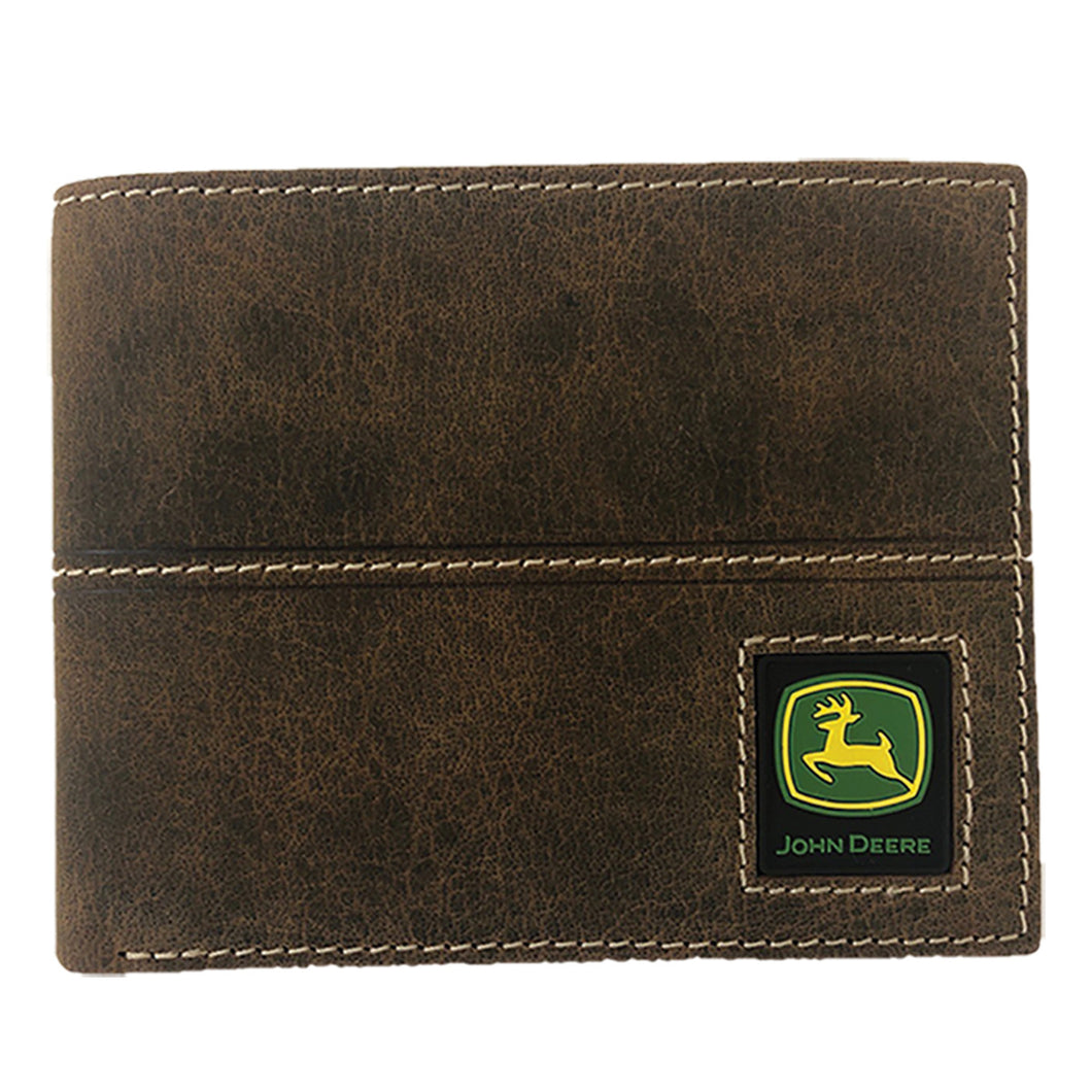 Mens Distressed Leather Bifold