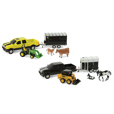 1/32 Pickup Animal Hauling Set Asst